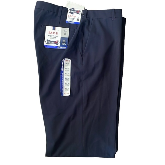 Izod - Men’s Performance Stretch Dress Pant - Picture 3 of 4